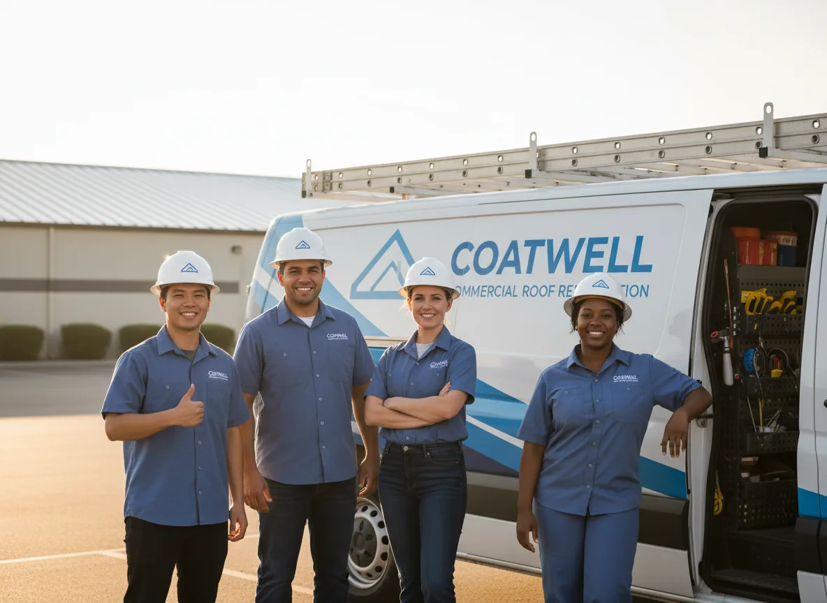 Commercial roof coating company in Goltry, OK